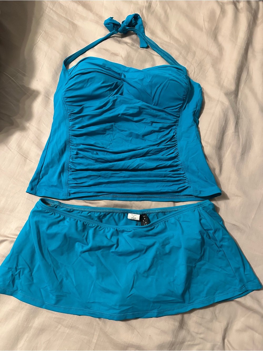 La Blanca Turquoise Blue Swimwear Set